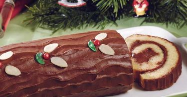 Bûche légère au chocolat Rapide Pour Noel