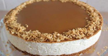 Cheesecake Sans Cuisson Chocolat Blanc et Pâte Spéculoos