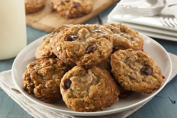 Cookies Flocons D’avoine et pépites de Chocolat