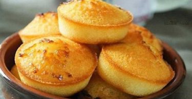 Financiers au chocolat blanc