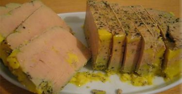 Foie gras mi-cuit en terrine