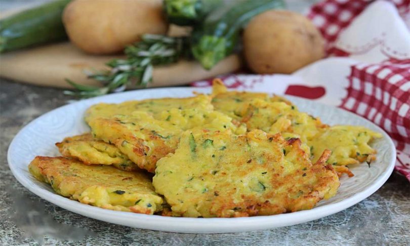 Galettes de pommes de terre et courgettes recette très simple