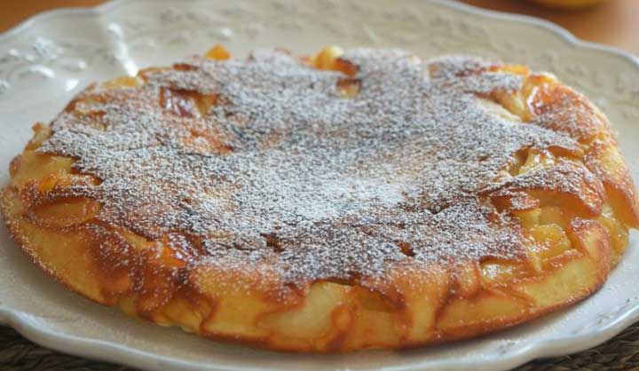 Gâteau à la poêle aux pommes