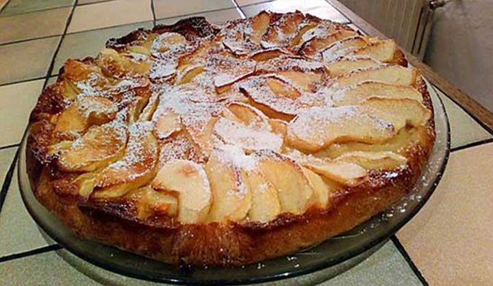 Gateau au pomme fondant très facile