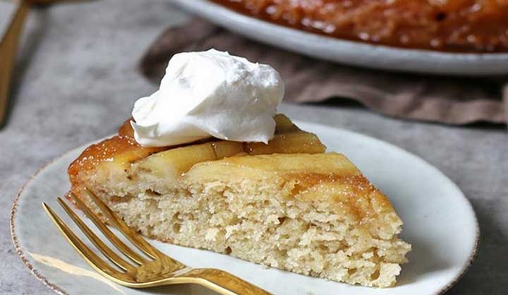 Gâteau aux bananes caramélisé