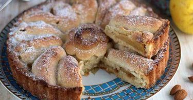 Gâteau aux pommes et aux amandes