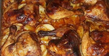 Gratin de cuisses de poulet