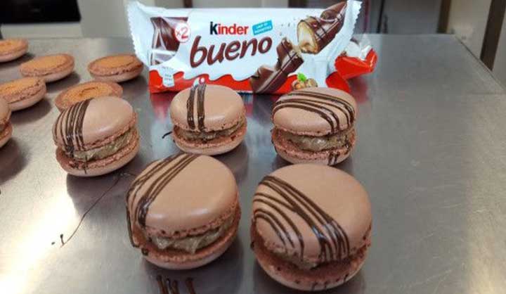 Macarons au Kinder Bueno