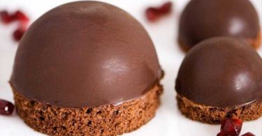 Recette Dôme mousse au chocolat