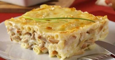 Recette Gratin de Pâtes au Poulet et fromage