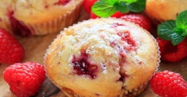 Recette Muffins aux framboises et aux amandes