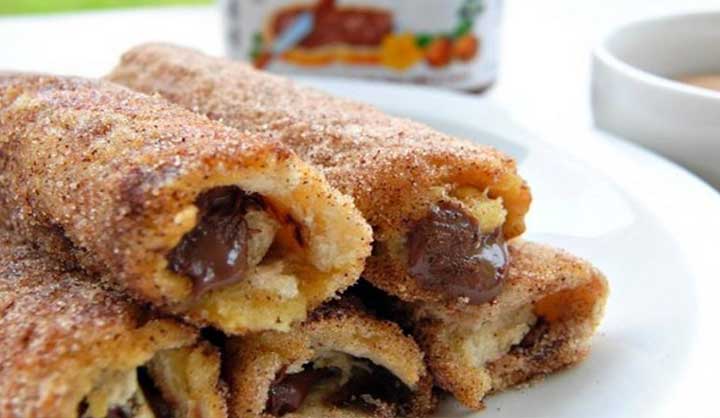 Recette Pain perdu nutella-banane