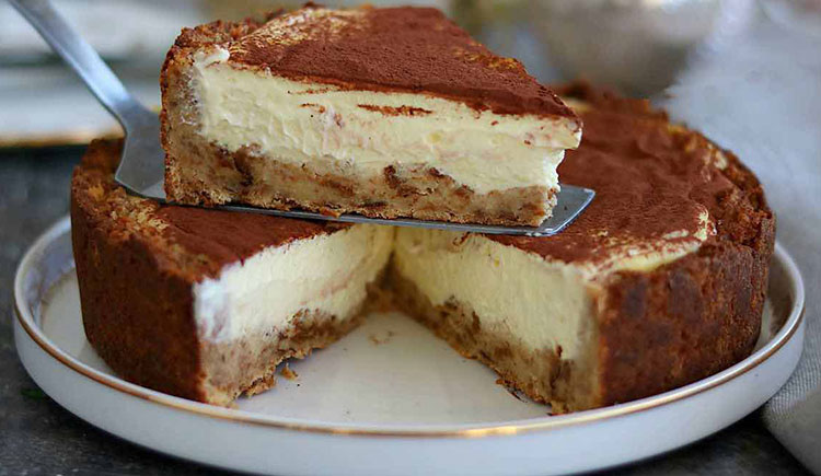 Tarte pandoro à la crème façon tiramisu