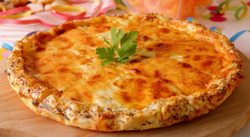 Quiche aux quatre fromages facile