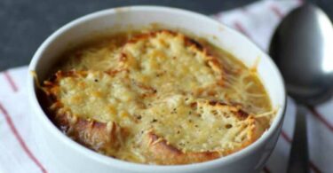 Soupe À L’oignon Gratinée Au Four