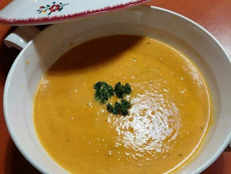 Velouté de carottes et de patate douce